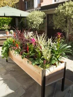 Elevated Planter Box, 2' X 8' -Garden Shop 8587631 006 tif