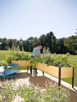 Elevated Planter Box, 2' X 8' -Garden Shop 8587631 104 tif