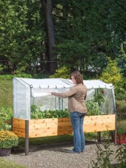 Elevated Planter Box, Frame And 2 Covers Kit, 2' X 8' 12 Elevated Planter Box, Frame And 2 Covers Kit, 2' X 8' -Garden Shop 8587631 304 tif