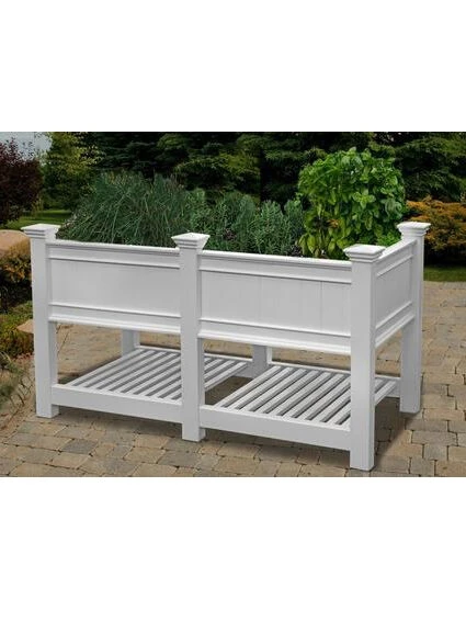 Cambridge Elevated Planter With Extension 3 Cambridge Elevated Planter With Extension