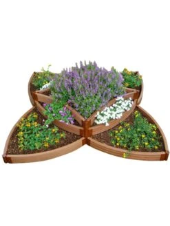 Classic Sienna Versailles Sunburst Raised Garden Bed With 2" Boards 11 Classic Sienna Versailles Sunburst Raised Garden Bed With 2" Boards -Garden Shop 8588252 07v