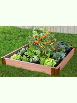 Classic Sienna Composite Raised Bed, 5-1/2" High With 2" Boards 12 Classic Sienna Composite Raised Bed, 5-1/2" High With 2" Boards -Garden Shop 8588270 02v