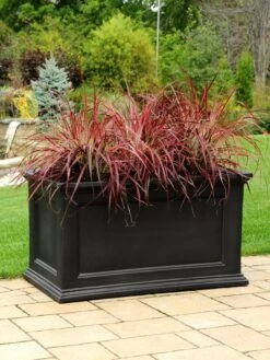 Fairfield Self-Watering Patio Planters, 20” X 36” -Garden Shop 8588417 12V tif