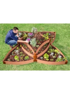 Classic Sienna Raised Garden Bed Versailles Sunburst With 1" Boards 12 Classic Sienna Raised Garden Bed Versailles Sunburst With 1" Boards -Garden Shop 8589503 01v