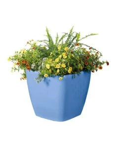 Viva Square Self-Watering Rolling Planter, 14" Diameter 9 Viva Square Self-Watering Rolling Planter, 14" Diameter -Garden Shop 8589777BL 6080 tif
