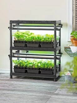 Stack-n-Grow Lights - Base Unit -Garden Shop 8590139 001E Stack N Grow 2 Tier Light System tif 1