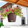 Lechuza® Nido Cottage Wicker Hanging Planter -Garden Shop 8591154MC 007V tif