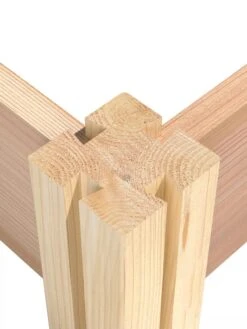 Cedar Raised Garden Bed, 4' X 4' X 6" -Garden Shop 8591724 05V tif