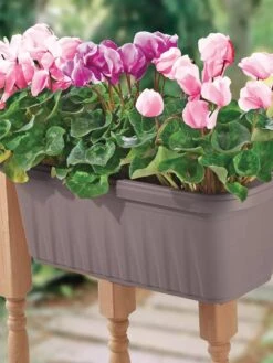 Adjustable Self-Watering Railing Planter, 24" -Garden Shop 8592173 02V tif