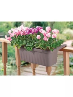 Adjustable Self-Watering Railing Planter, 24" -Garden Shop 8592173 02V 3 4