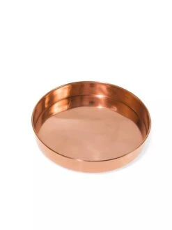Small Round Copper Plant Tray, 10" -Garden Shop 8593529 1175 tif