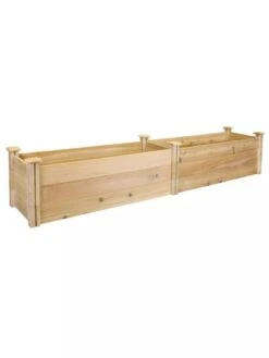 Premium Cedar Raised Garden Bed, 16" X 96" -Garden Shop 8593824 01V greenes premium cedar raised garden bed