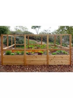 Garden In A Box With Deer Fence, 8' X 12' -Garden Shop 8594021 06V 3 4