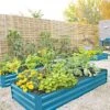 Demeter Corrugated Metal Raised Bed, 34" X 68" -Garden Shop 8594183 0400 tif