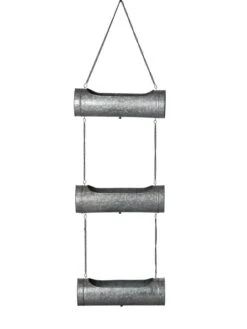 Galvanized Hanging Triple Planter -Garden Shop 8595213 0005 tif