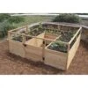 Garden In A Box Cedar Raised Bed, 8' X 8' 1 Garden In A Box Cedar Raised Bed, 8' X 8' -Garden Shop 8595775 03V raised cedar garden bed 8 x 8