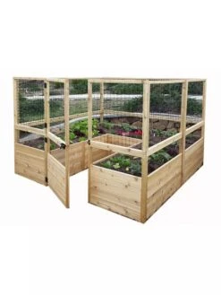 Garden In A Box With Deer Fence, 8' X 12' -Garden Shop 8595875 07V 3 4