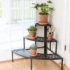 Quarter-Round Lattice Plant Stand -Garden Shop 8596372 6670 tif