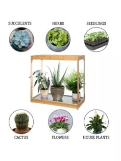 Medium Bamboo LED Grow Light Garden -Garden Shop 8597883 3