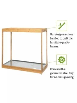 Medium Bamboo LED Grow Light Garden -Garden Shop 8597883 5