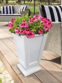 Kensington Self-Watering Tall Patio Planter, 25" -Garden Shop 8598549 02V tif