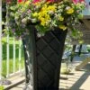 Carolina Self-Watering Tall Planter, 28" 2 Carolina Self-Watering Tall Planter, 28" -Garden Shop 8598645 100V tif