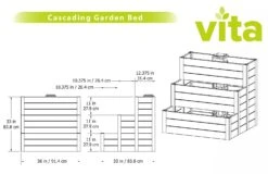 Cascading Keyhole Garden Bed -Garden Shop 8599294 04V tif