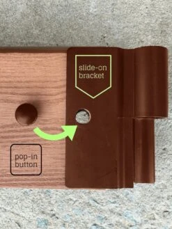 Classic Sienna Circle Keyhole Garden With 2" Boards -Garden Shop 8599444 03v