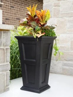 Fairfield Self-Watering Tall Patio Planters, 34” -Garden Shop 8600109 16V tif