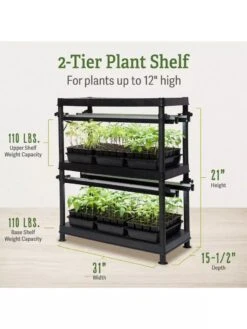 Stack-n-Grow Lights - 2-Tier System -Garden Shop 8608905 1