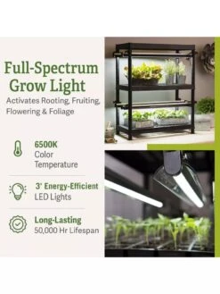 LED Stack-n-Grow Lights - 2-Tier System 11 LED Stack-n-Grow Lights - 2-Tier System -Garden Shop 8608906 2