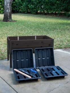 Self-Watering Eco-Stained Elevated Planter Box, 2' X 4' 11 Self-Watering Eco-Stained Elevated Planter Box, 2' X 4' -Garden Shop 8608964 6001 tif