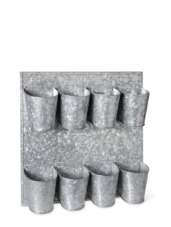 8 Pot Metal Wall Planter 8 8 Pot Metal Wall Planter -Garden Shop 8609089 9665 tif