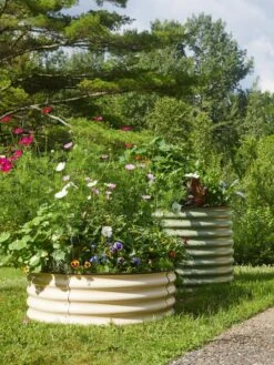 Birdies™ Round Metal Raised Bed, Tall -Garden Shop 8609150 6524 tif