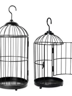 Hanging Birdcage Planter Set -Garden Shop 8609181 02V tif