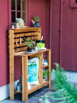 Gardener’s Supply Tall Cedar Potting Bench 10 Gardener’s Supply Tall Cedar Potting Bench -Garden Shop 8609185 0564 tif