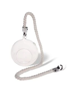 Mini Blown-Glass Hanging Terrarium, Set Of 2 11 Mini Blown-Glass Hanging Terrarium, Set Of 2 -Garden Shop 8609218 4734