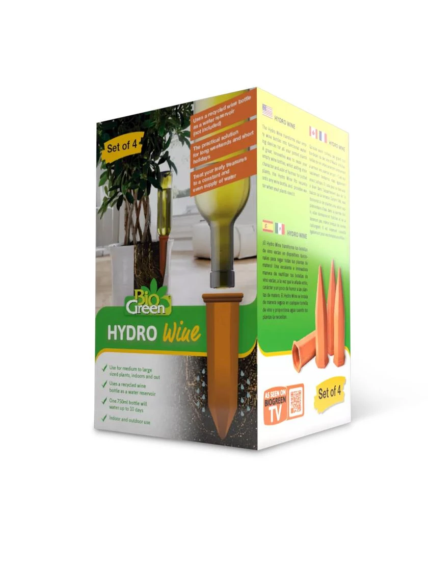 Hydro Wine Container Watering System, Set Of 4 4 Hydro Wine Container Watering System, Set Of 4 - Image 2