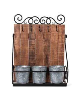 Wall Shelf With Planters -Garden Shop 8609515 9310 tif