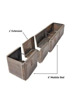 Corten Steel Modular Raised Bed, 2' Extension 7 Corten Steel Modular Raised Bed, 2' Extension -Garden Shop 8610701 4010 tif