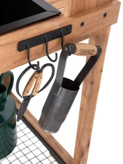 Dynamic Acacia Potting Bench With Soil Reservoir 14 Dynamic Acacia Potting Bench With Soil Reservoir -Garden Shop 8611009 004