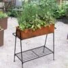 Rectangular Corten Planter And Stand 2 Rectangular Corten Planter And Stand -Garden Shop 8611028 9159 tif