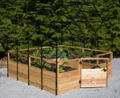 Garden In A Box With Greenhouse, 8' X 8' -Garden Shop 8611033 03V jpg