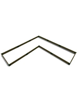 L-Shaped Composite Raised Bed, 12'x12' With 1" Boards -Garden Shop 8611162 02v l shaped raised garden beds 12 x 12 with 1 inch boards uptown brown