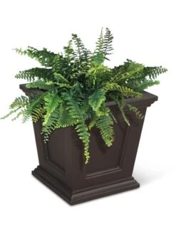 Fairfield Self-Watering Square Planter, 16” X 16” 18 Fairfield Self-Watering Square Planter, 16” X 16” -Garden Shop 8611695 04V tif
