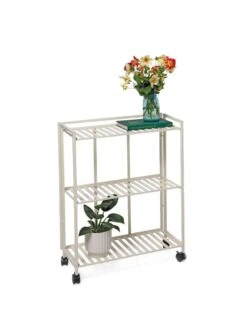 Oslo 2-Tier Plant Stand With Folding Shelves -Garden Shop 8611766 4747 tif