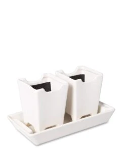 Stoneware Self-Watering Windowsill Planters, Set Of 2 10 Stoneware Self-Watering Windowsill Planters, Set Of 2 -Garden Shop 8611890 5658 tif