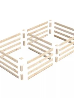 Pine Raised Garden Beds, 4'x8' -Garden Shop 8612238 01V jpg