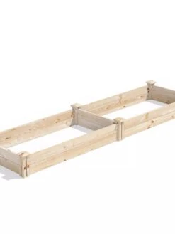 Pine Raised Garden Bed, 2' X 8' -Garden Shop 8612243 03V jpg