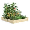 Pine Raised Garden Beds, 4'x4' -Garden Shop 8612249 02v pine raised garden bed 4x4 feet